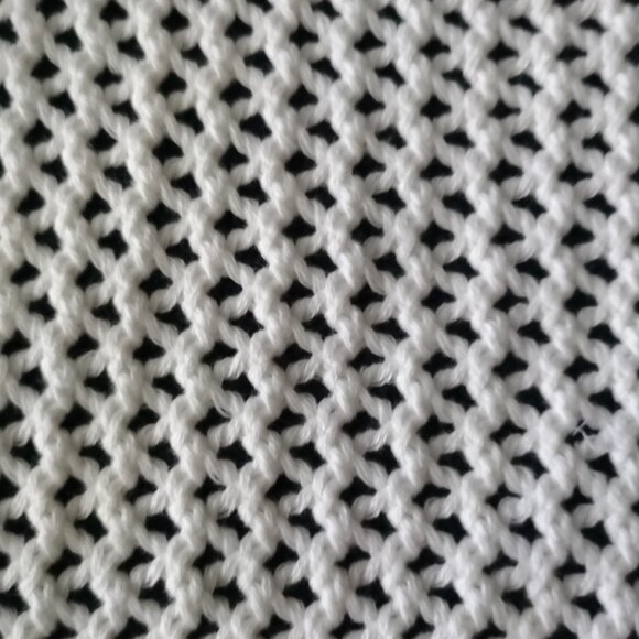 GAP off-white crochet knit cotton cardigan NWT - Picture 4 of 11